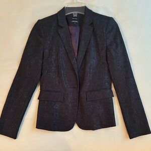 Tailored Lacey Black Blazer